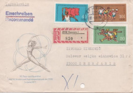 Germany, DDR, Sport And Gymnastics Meeting 1977, Registered - Gymnastique