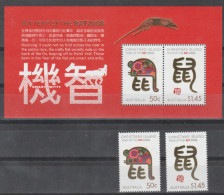 Christmas Island - 2008 Lunar New Year Of The Rat. Zodiac Astrology Celebrations.stamps And S/S. MNH.** - Christmaseiland