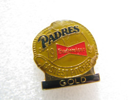 PIN'S      BIÈRE BUDWEISER  PADRES BASE BALL  SAN DIEGO 1991 - Honkbal