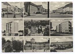 1000 Berlin Lankwitz 9-Bild-AK 1973 Kaiser-Wilhelm-Str Festhalle Leonorenstr Hochhaus A. Park Siedlung Rathaus Schule - Lankwitz