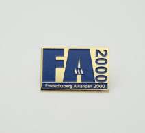 Badge Pin: European Football Clubs Denmark - ” Frederiksberg Alliancen 2000 ” - Football