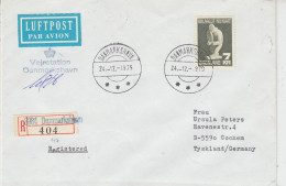 Greenland Station  Danmarkshavn Registered Cover Vejrstation Ca 24.12.1979  (KG163A) - Estaciones Científicas Y Estaciones Del Ártico A La Deriva