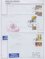 Greenland Station  Daneborg 5 Covers   (KG164) - Stations Scientifiques & Stations Dérivantes Arctiques