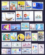 All Different 103 Water Sports MNH Stamps, Olympics, Kayaking, Surfing, Rare Collection, Lot - Canottaggio