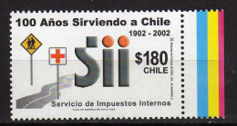 Chile - 2002 The 100th Ann. Of Internal Revenue Services.hospital, MNH.** - Cile