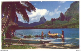 Polynésie Française 029, Moorea, Printed In USA C11301, La Baie De Paopao - Französisch-Polynesien