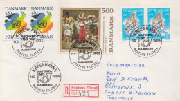 Postal History: Denmark R Cover - Covers & Documents