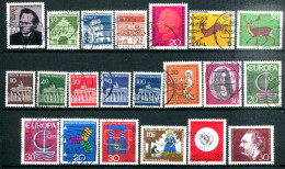 REPUBLIQUE FEDERALE ALLEMANDE - Lot De 21 Timbres De L'année 1966 - Jaarlijkse Verzamelingen