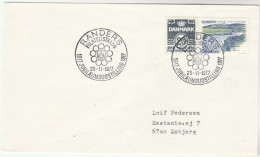 1977 RANDERS PHILATELIC Club Anniv STAMP EXHIBITION Event COVER Denmark - Cartas & Documentos