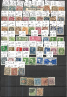 NORVEGE 1855 - 1939  LOT Oblitéré COTE   588   E - Used Stamps