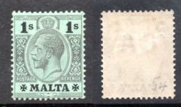 Malta, MNH, 1914, Michel 49, King George V - Malte