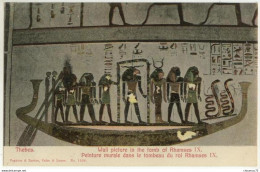 (Egypte) 050, Thebes, Vergnios & Zachos 1528, Peinture Murale Dans Le Tombeau De Ramses IX - Luxor
