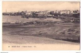 (Egypte) 236, Suez Bay, LL 6, Le Port Des Pecheurs, D'un Carnet - Sues