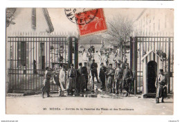 (Algérie) 546, Médéa, Entrée De La Caserne Du Train Et Des Tirailleurs - Medea