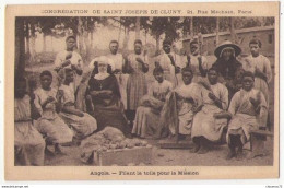 (Angola) 001, Aulard, Congréagation De Saint Joseph De Cluny, Filant La Toile Pour La Mission - Angola