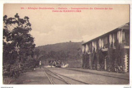 894, Guinée, Inauguration Du Chemin De Fer, Fortier 29, Gare De Karoulima - Guinée Française