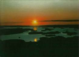 AK128 - Ansichtskarte / Postkarte: Finnland - Sonnenuntergang - Finland