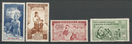 INDOCHINE PA  N° 20 à 23 NEUF** Luxe SANS CHARNIERE NI TRACE / Hingeless / MNH - Aéreo