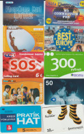 A06 - 10 10 PREPAYEES DIVERSES Différentes Pour 2 Euros - Unclassified