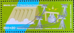 C 3197 Brazil Stamp Rio + 20 Dam Electric Power 2012 - Neufs
