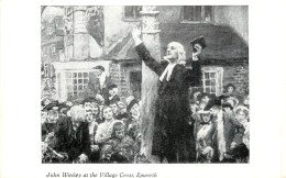 John Wesley At The Village Cross, Epworth Pictorial Card - Otros & Sin Clasificación