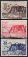 NORVEGE Timbres-poste N°151 à 153 Oblitérés TB Cote : 130.00€ - Gebruikt