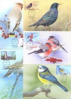2015. Moldova, Birds Of Moldova, 5 Maxicards, Mint/** - Moldavië
