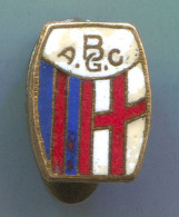 Football Soccer Futbol Calcio - FC BOLOGNA  Italy, Vintage Pin Badge Abzeichen, Enamel Buttonhole - Football