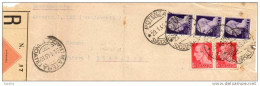 1945  LETTERA RACC.  CON ANNULLO MATERA  + ANNULLO POTENZA - Marcofilie