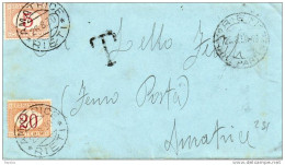 1930  LETTERA CON ANNULLO AMATRICE RIETI - Postage Due