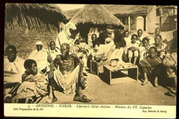 ABYSSINIE - HARAR - 3 : Léproserie St. ANTOINE - Missions Des Pères CAPUCINS - (Gros Plan Très Animé) - Etiopia