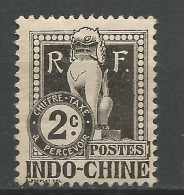 INDOCHINE TAXE  N° 5 NEUF* INFIME TRACE DE CHARNIERE  / Hinge / MH - Postage Due