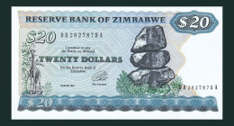 # # # Banknote Simbabwe (Zimbabwe) 20 Dollars 1994 (P-4) UNC # # # - Simbabwe