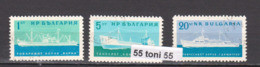 1962 Transport  Ships  Mi 1295/97   3v.-used(O) Bulgaria/Bulgarie - Usados