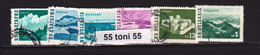 1962 /1963  Bulgarian Nature (Series Courants) Mi.-1314/18+1365  6v.-used(O) Bulgaria/Bulgarie - Oblitérés