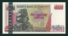 # # # Banknote Simbabwe (Zimbabwe) 500 Dollars 2002 (P-10) UNC # # # - Simbabwe