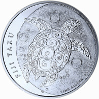 Fidji, 10 Dollars - 5 Oz, Turtle, 2013, BE, Argent, FDC - Fiji