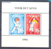 Netherlands Antilles 1986 Mi Block 30 MNH  (ZS2 DTAbl30) - Honkbal