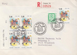 Postal History: Finland R Cover - Boxeo