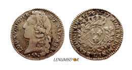 LOUIS XV 1/5 Écu Au Bandeau 1769 L Bayonne - 1715-1774 Luigi XV Il Beneamato