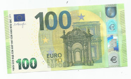 Billet 100 € 2019  état  SUP***    Signature  "M. Draghi" - 100 Euro