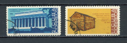 CUBA -  ANNI. LINCOLN  N°Yt 835+836 Obli. - Usati