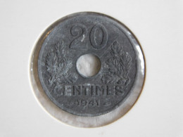 France 20 Centimes 1941 ÉTAT FRANÇAIS (428) - 20 Centimes