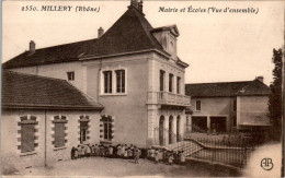 Millery Canton De Givors Mairie Et Ecoles City Hall School Scuola Rhône 69390 N°2550 Dos Vert Cpa Voyagée B.Etat - Sonstige & Ohne Zuordnung