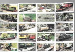 BS82 - SERIE COMPLETE TRAINS IN THE GARDEN - BRITAIN SET D - Railway