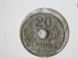 France 20 Centimes 1943 ÉTAT FRANÇAIS LÉGÈRE (431) - 20 Centimes