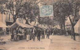 Antibes – Le Marché – Cours Masséna  - Antibes - Les Remparts