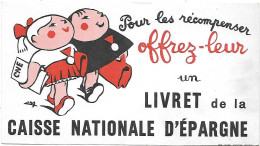 Caisse Nationale D'Epargne - CNE - Buvard - Livret - Pour Les Récompenser -Enfants - C