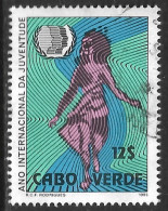 Cabo Verde – 1985 Youth International Year Used Stamp - Cape Verde