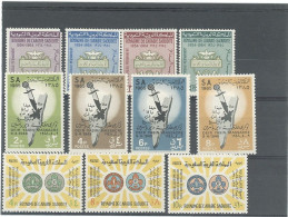 ARABIE SAOUDITE - N°257 /60 N** -  N° 261 / 64  N** -  N° 265 /67 N** - 1966 - Saudi Arabia